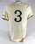 2018 Long Beach State Dirtbags #3 Game Used Cream Jersey Baseball L 853