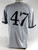 2018 Long Beach State Dirtbags #47 Game Used Grey Jersey Baseball XL 870