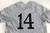 2018 Long Beach State Dirtbags #14 Game Used Grey Jersey Baseball L 869