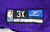 2002-06 New Orleans Hornets #21 Game Used Purple Practice Jersey 3X 016