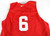 Team USA Basketball #6 Game Issued Red Practice Jersey L 034