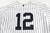 2013 New York Yankees Vernon Wells #12 Game Used White Jersey 50 310