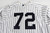2017 New York Yankees Kyle Holder #72 Game Used White Jersey ST Opening 46 22