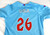 2025 Wisconsin Timber Rattlers #26 Game Used Blue Jersey 4th of July 46 977
