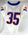 2021 Boise State Broncos #35 Game Used White Jersey Football NP Rem 44 DP99859