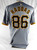 2024 Pittsburgh Pirates Radley Haddad #86 Game Issued Pos Used Grey Jersey 42 9
