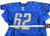 2017 Detroit Lions Don Barclay #62 Game Used Blue Practice Jersey 52 234