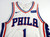 2017-18 Philadelphia 76ers Justin Anderson #1 Game Issued White Jersey 48 0973