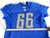 2017 Detroit Lions Joe Dahl #66 Game Used Blue Practice Jersey 52 239