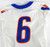 2020 Boise State Broncos #6 Game Used White Jersey Football NP Rem 38 DP99865