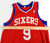 2013-14 Philadelphia 76ers James Anderson #9 Game Used Red Jersey XL 948
