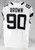 2022 Jacksonville Jaguars Malcom Brown #90 Game Issued White Jersey 46 DP74908