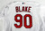 2022 St. Louis Cardinals Dusty Blake #90 Game Used White Jersey 48 DP72923