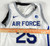 2022-23 Air Force Falcons #25 Game Issued Pos Used White Jersey Basketball L 452