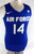 2019-20 Air Force Falcons #14 Game Issued Pos Used Blue Jersey Basketball M 461