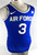 2022-23 Air Force Falcons #3 Game Issued Pos Used Blue Jersey Basketball M 457