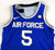 2022-23 Air Force Falcons #5 Game Issued Pos Used Blue Jersey Basketball M 458