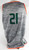 Miami Hurricanes #21 Game Issued Green Grey Practice Jersey Basketball XL 409