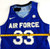 2019-20 Air Force Falcons #33 Game Issued Pos Used Blue Jersey Basketball L 464