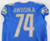 2021 Detroit Lions Kayode Awosika #74 Game Issued Blue Jersey 46+6 928