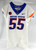 2017 Boise State Broncos #55 Game Used White Jersey Football NP Rem 46 DP99864