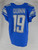 2023 Detroit Lions Trey Quinn #19 Game Issued Blue Jersey 90th Patch 38+4 953