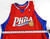 2008-09 Philadelphia 76ers Blank Game Issued Red Jersey 52 916