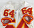 1994 Kansas City Chiefs Tagoai #64 Game Issued White Jersey 46 933