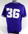 2023 Texas Christian TCU Frogs #36 Game Used Purple Practice Jersey Baseball L 0