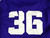 2023 Texas Christian TCU Frogs #36 Game Used Purple Practice Jersey Baseball L 0
