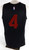 2024-25 Atlanta Hawks Kobe Bufkin #4 Game Issued P Used Black Practice Jersey 6