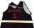 2024-25 Atlanta Hawks Dyson Daniels #5 Game Issued Used Black Practice Jersey 7