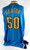 2010-11 New Orleans Hornets Emeka Okafor #50 Game Issued Blue Jersey 3XL 958