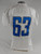 2018 Detroit Lions Beau Nunn #63 Game Issued White Practice Jersey 52 252