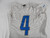 2015 Detroit Lions #4 Game Used White Practice Jersey 46 253