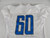 Detroit Lions #60 Game Issued White Practice Jersey Covid Tracker 52 256