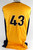 2000s North Carolina A&T Aggies #43 Game Used Yellow Jersey Basketball 50 821