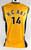 2000s North Carolina A&T Aggies #14 Game Used Yellow Jersey Basketball 48 823