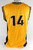 2000s North Carolina A&T Aggies #14 Game Used Yellow Jersey Basketball 48 823
