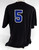 1990-94 Orlando Magic #5 Game Used Black Training T-Shirt XXL 850