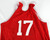 1990s Team USA Basketball #17 Game Issued Red Practice Jersey L 861