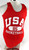 1990s Team USA Basketball #85 Game Issued Red Practice Jersey M 862