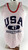 1990s Team USA Basketball #47 Game Issued Red Practice Jersey M 863