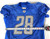 2018 Detroit Lions Quandre Diggs #28 Game Used Blue Practice Jersey 44 302