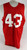 1990s Atlanta Hawks #43 Game Issued Red Practice Jersey XL 162