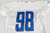 2018 Detroit Lions Damon Harrison #98 Game Issued White Practice Jersey 54 335