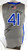 2021-22 Air Force Falcons #41 Game Issued Pos Used Grey Jersey Basketball M 262