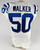 2019 Indianapolis Colts Anthony Walker #50 Game Issued P Used White Jersey 100 P