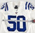 2019 Indianapolis Colts Anthony Walker #50 Game Issued P Used White Jersey 100 P