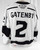 2022-23 Ontario Reign Joe Gatenby #2 Game Issued White Jersey 56 DP98409